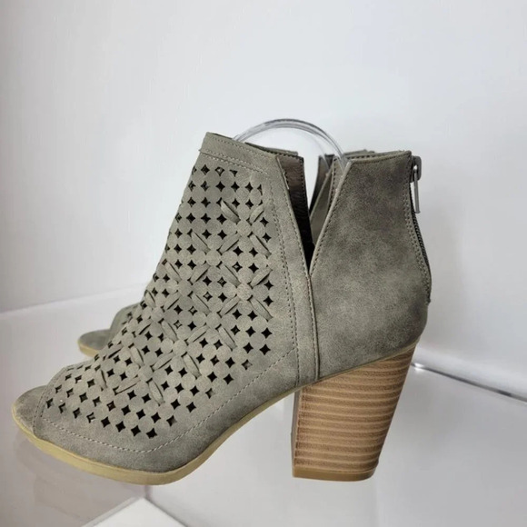 Sugar Open Toe Booties - Picture 8 of 10